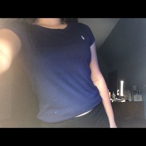 Navy blue polo t shirt